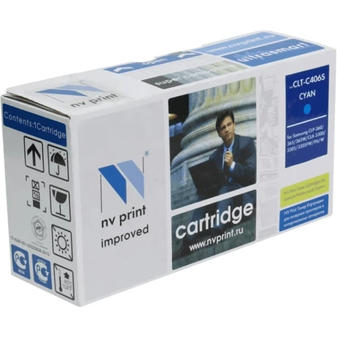 Картридж NV Print CLT-C406S Cyan