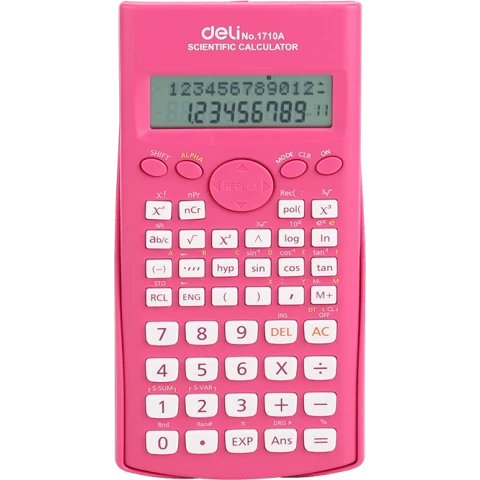 Калькулятор Deli E1710A Red