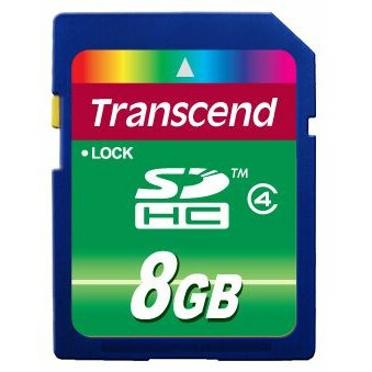 Карта памяти 8Gb SD Transcend (TS8GSDHC4)