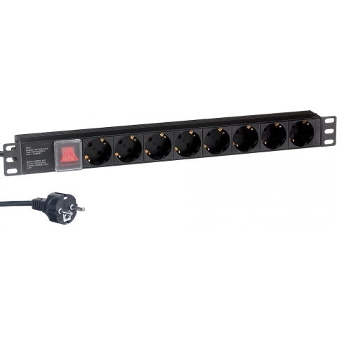 Блок розеток Exegate PDU-19H802 Al-8S-EU1.8-SW