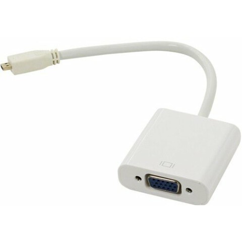 Переходник Micro HDMI (M) - VGA (F), 0.15м, VCOM CG593