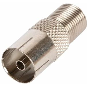 Переходник антенный/коаксиальный (F) - PAL (F), NETLAN EC-CC-F-PAL-FM-MT-100, 100 шт.