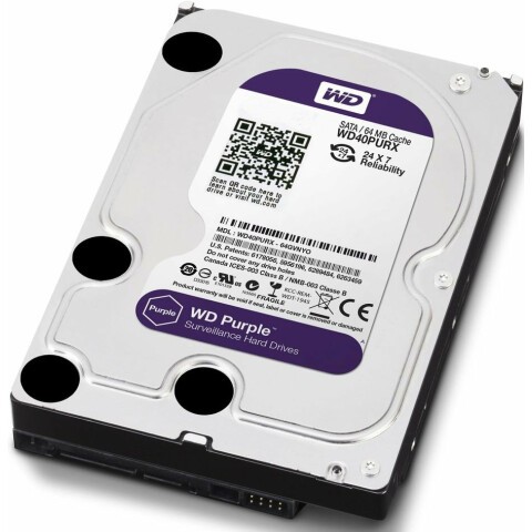 Жёсткий диск 4Tb SATA-III WD Purple (WD40PURX)