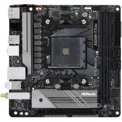 Материнская плата ASRock A520M-ITX/AC