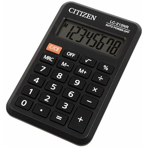Калькулятор Citizen LC-210NR
