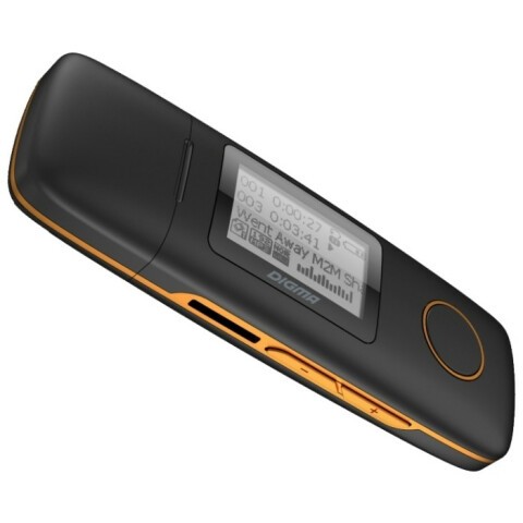 Портативный плеер Digma U3 4Gb Black/Orange
