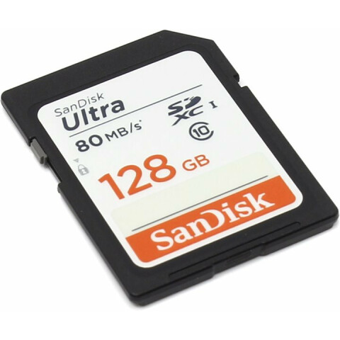 Карта памяти 128Gb SD SanDisk Ultra (SDSDUNC-128G-GN6IN)