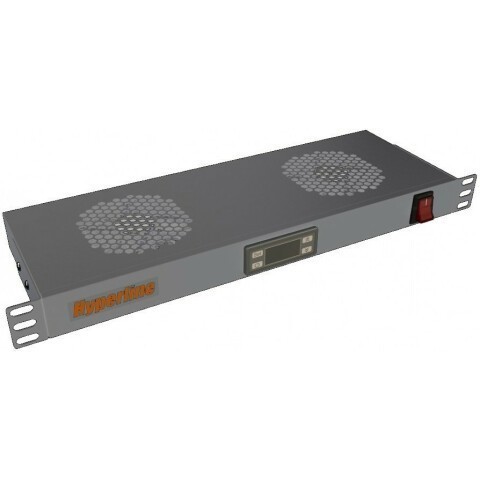 Вентиляторный модуль Hyperline TRFA-MICR-2F-RAL7035