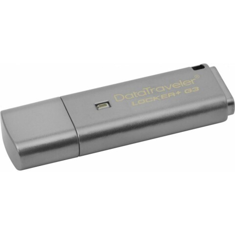 USB Flash накопитель 64Gb Kingston DataTraveler Locker+ G3 Metallic (DTLPG3/64GB)