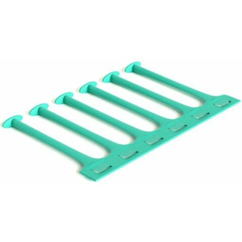 Гребенка кабельного организатора Hyperline CFS-6U-BL