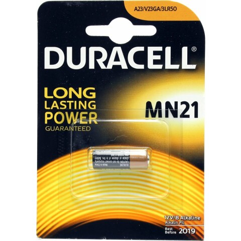 Батарейка Duracell (MN21, Alkaline, 1 шт)