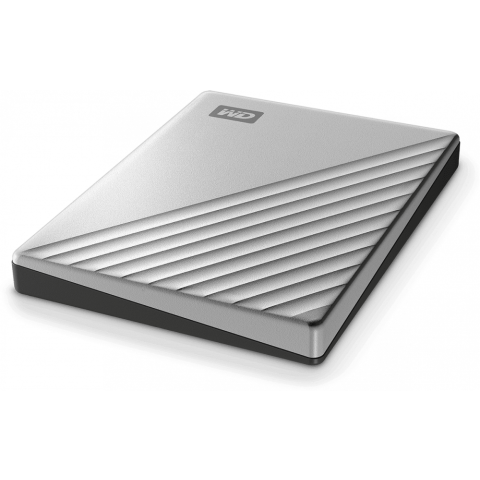 Внешний жёсткий диск 2Tb WD My Passport Ultra Silver (WDBC3C0020BSL)