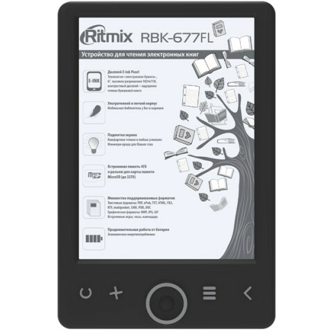 Электронная книга Ritmix RBK-677FL