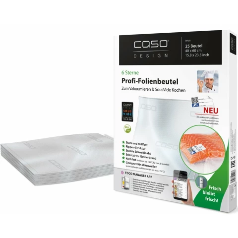 Пакеты для вакуумного упаковщика Caso VC 40x60