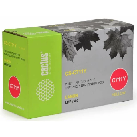 Картридж Cactus CS-C711Y