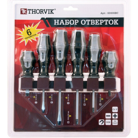 Набор отвёрточный Thorvik SDS06BC