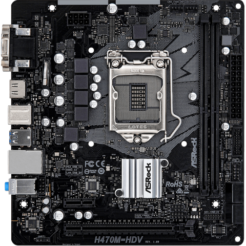 Материнская плата ASRock H470M-HDV