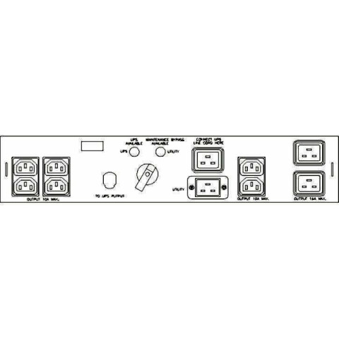 Байпас GIGALINK GL-UPS-OL-RPDU-216