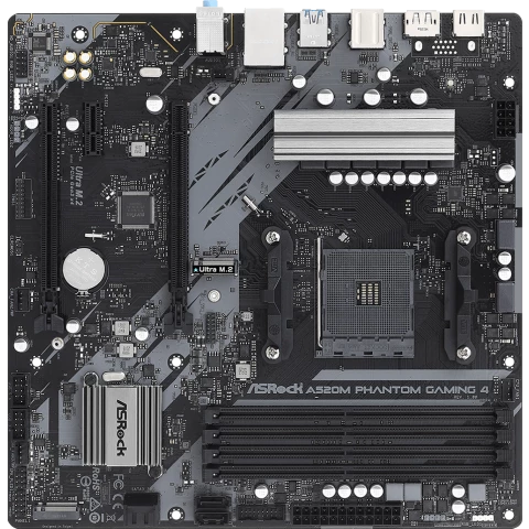 Материнская плата ASRock A520M Phantom Gaming 4