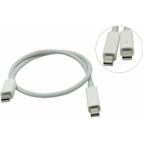 Кабель Thunderbolt - Thunderbolt, 0.5м, Apple MD862ZM White