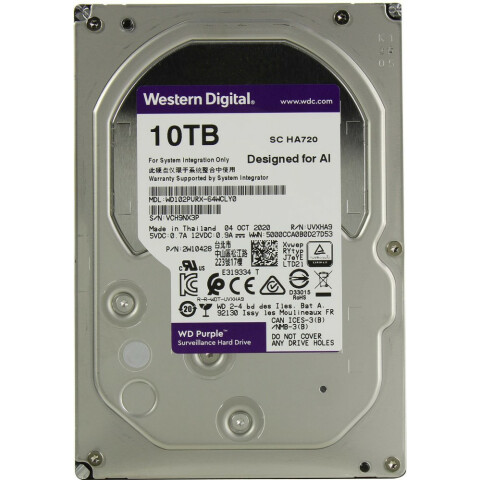 Жёсткий диск 10Tb SATA-III WD Purple (WD102PURX)
