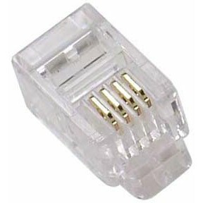 Коннектор RJ-11 VCOM VTE7716, 100 шт.