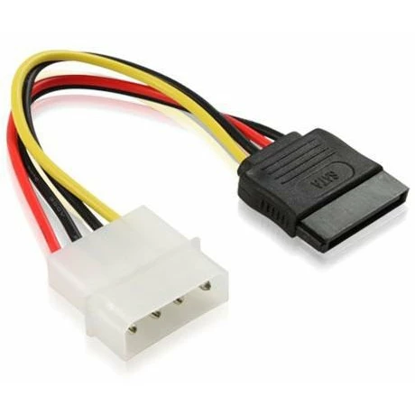 Переходник Molex - SATA, 0.15м, Greenconnect GC-ST201