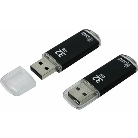 USB Flash накопитель 32Gb SmartBuy V-Cut Black (SB32GBVC-K)