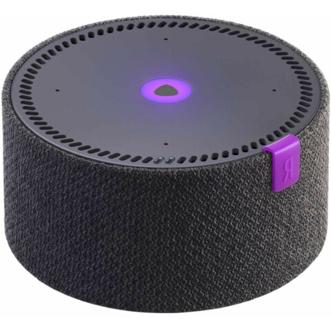 Умная колонка Yandex Станция Мини черная (YNDX-0004B)