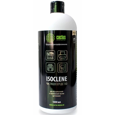 Спирт Cactus CS-ISOCLENE1 изопропиловый, для очистки техники, 1л