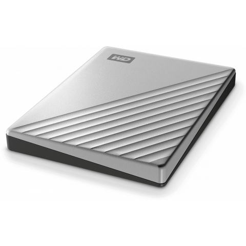 Внешний жёсткий диск 4Tb WD My Passport Ultra for Mac Silver (WDBPMV0040BSL)