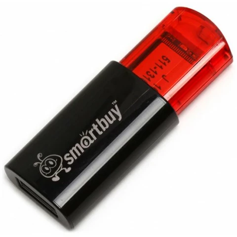 USB Flash накопитель 64Gb SmartBuy Click Black (SB64GBCL-K)