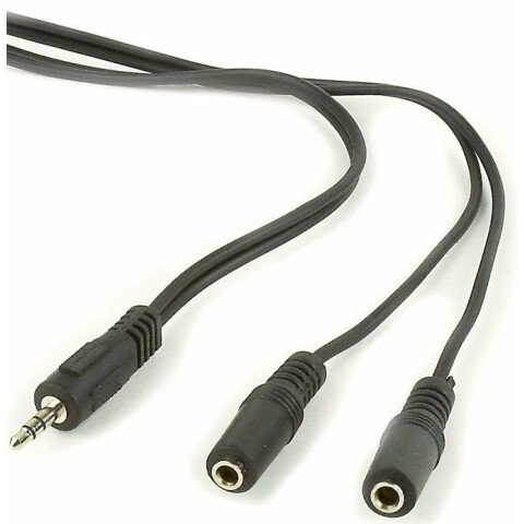 Кабель 3.5 Jack (M) - 2x 3.5 Jack (F), 5м, Gembird CCA-415