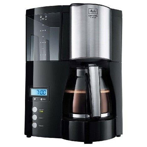 Кофеварка Melitta Optima Glass Timer Black