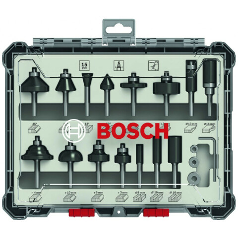 Набор фрез Bosch 2607017471