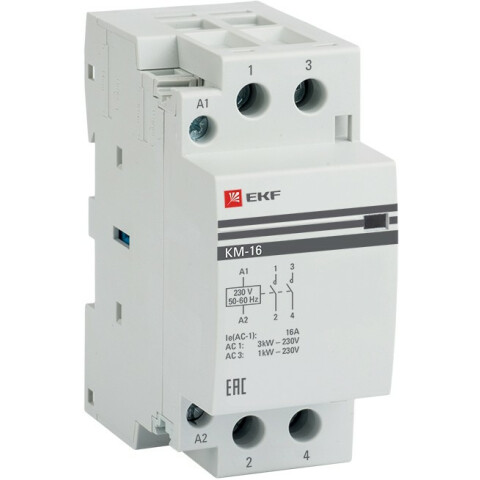 Контактор EKF km-2-16-20