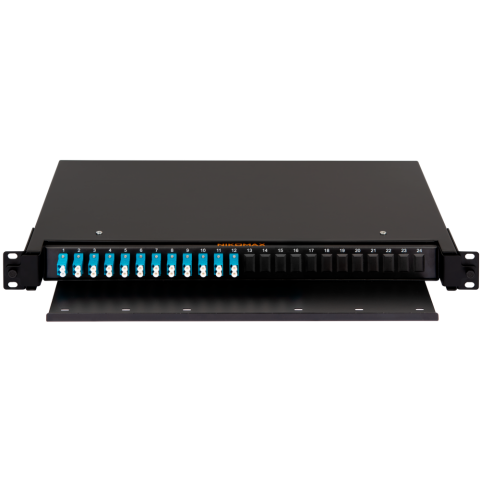 Оптический кросс NIKOMAX NMF-RP24LCUS2-TS-P1-1U-BK