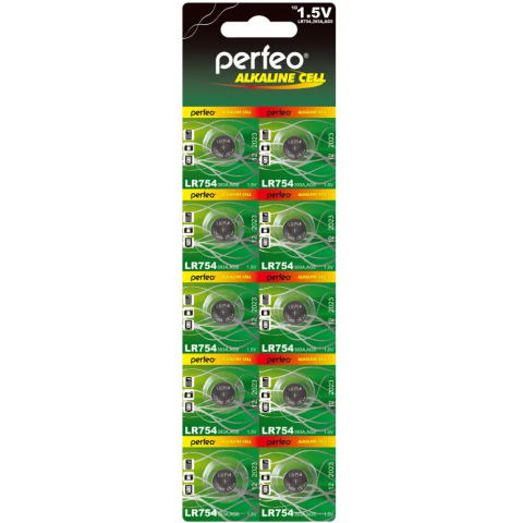 Батарейка Perfeo LR754/10BL (10 шт)