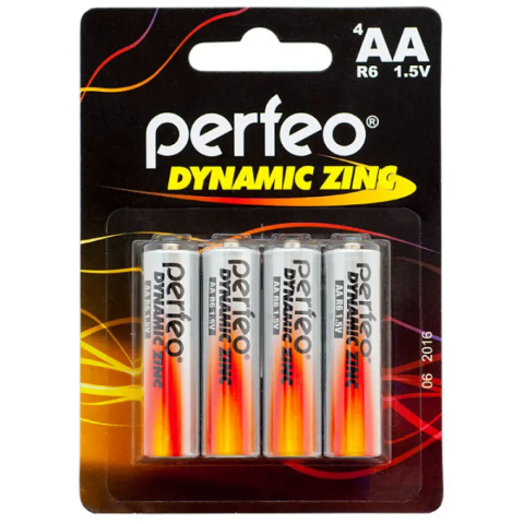Батарейка Perfeo R6/4BL (4 шт)