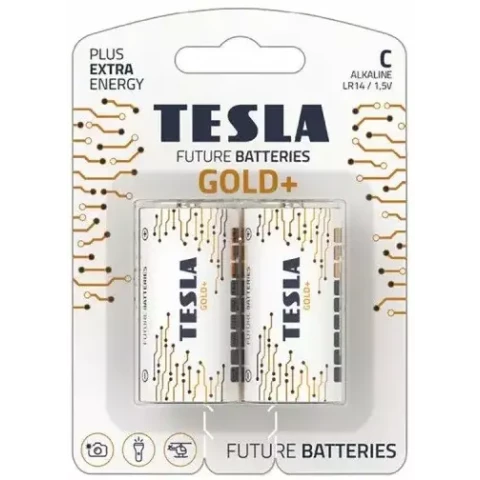 Батарейка TESLA Gold+ (C, 2 шт)