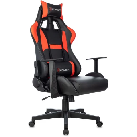 Игровое кресло Бюрократ Zombie Penta Black/Red