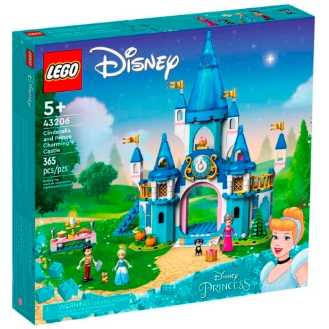 Конструктор LEGO Disney Cinderella and Prince Charming's Castle