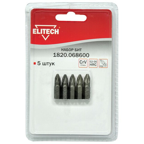 Набор бит Elitech 1820.068600