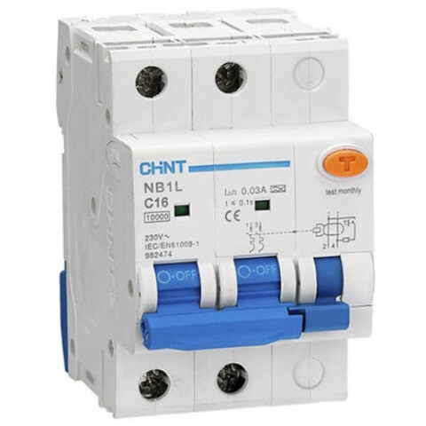 Автоматический выключатель дифференциального тока CHINT 205091