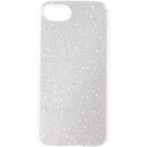 Чехол BROSCO IP7/8-SHINE-SILVER