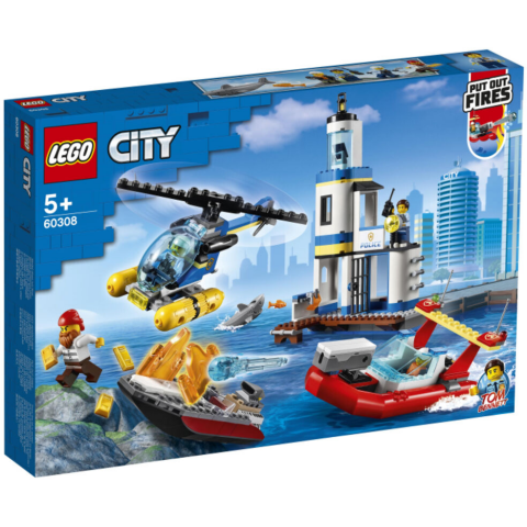 Конструктор LEGO City Seaside Police and Fire Mission