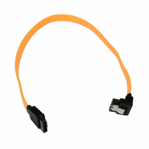 Кабель Cablexpert SATA - SATA, 0.3м (CC-SATAM-DATA90-YL-30CM)