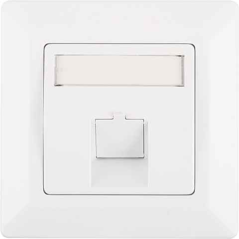 Лицевая панель NIKOMAX NMC-PL80X80-1PA-WT