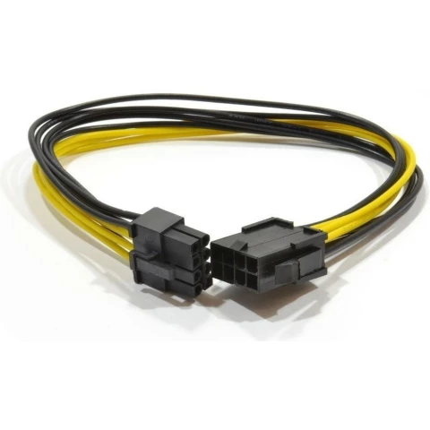 Кабель удлинительный 6+2-pin PCI-E - 6+2-pin PCI-E, Gembird CC-PSU-84-20CM