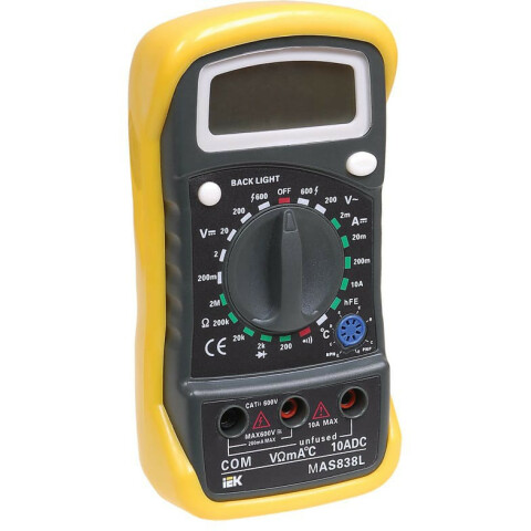 Мультиметр IEK MASTER MAS838L